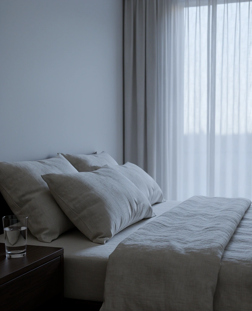 Atmosphärisches Schlafzimmer für optimale Regeneration